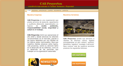 Desktop Screenshot of casproyectos.com