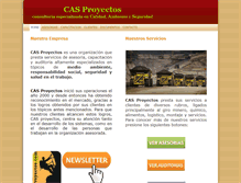 Tablet Screenshot of casproyectos.com